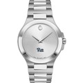Pitt Men's Movado Collection Stainless Steel Watch with Silver Dial - Image 2