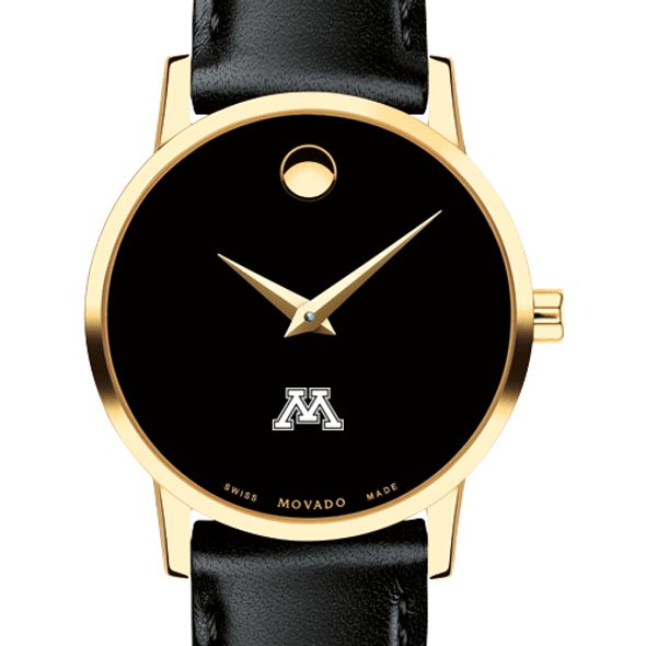 Minnesota Women's Movado Gold Museum Classic Leather - Image 1