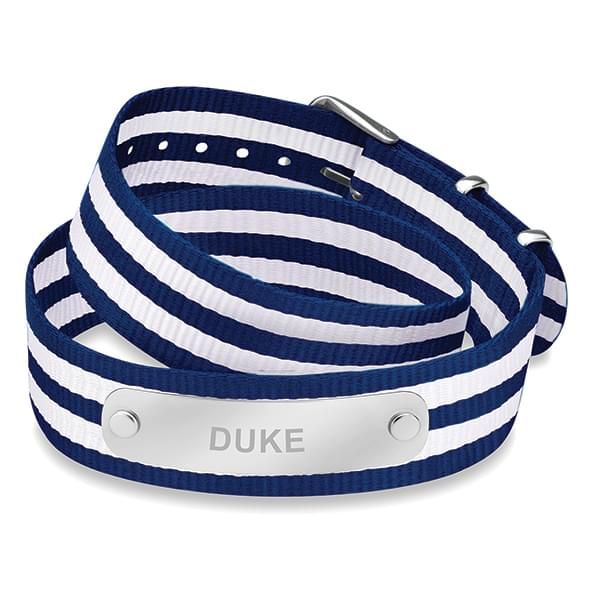 Duke University Double Wrap NATO ID Bracelet - Image 1