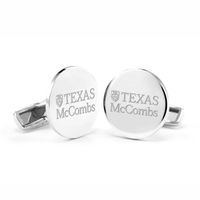 Texas McCombs Cufflinks in Sterling Silver