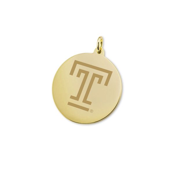 Temple 18K Gold Charm - Image 1