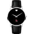 Ball State Men's Movado Museum with Leather Strap - Image 2
