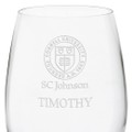 SC Johnson College Red Wine Glasses - Set of 4 - Image 3
