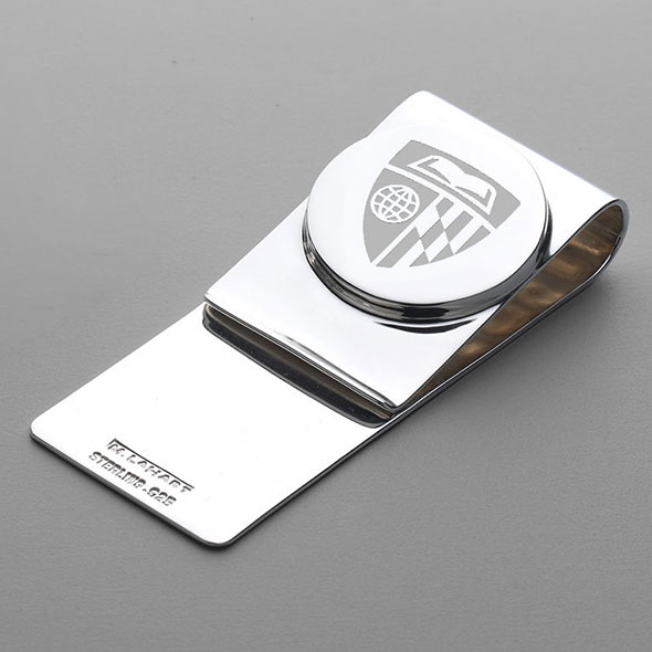 Johns Hopkins Sterling Silver Money Clip