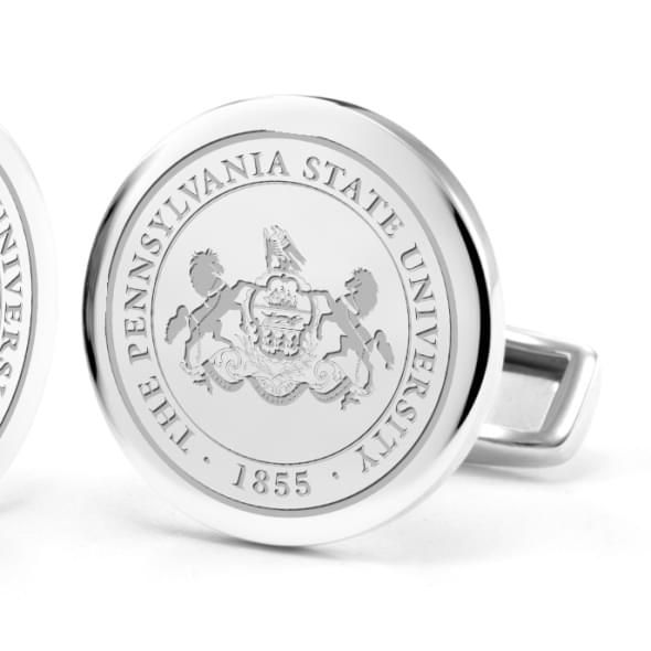 Jewel Tie 925 Sterling Silver Penn State University Cuff Link