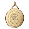 Clemson Monica Rich Kosann Round Charm in Gold with Stone - Image 2
