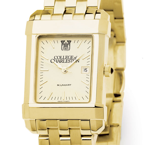 College of Charleston Men's Gold Quad with Bracelet
