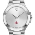 Saint Joseph's Men's Movado Collection Stainless Steel Watch with Silver Dial - Image 1