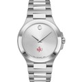 Saint Joseph's Men's Movado Collection Stainless Steel Watch with Silver Dial - Image 2