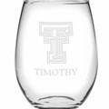 Texas Tech Stemless Wine Glasses Made in the USA - Set of 4 - Image 2