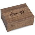 George Mason 50th Anniversary Solid Walnut Desk Box - Image 1