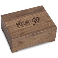 George Mason 50th Anniversary Solid Walnut Desk Box