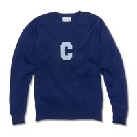 Columbia Royal Blue and Light Blue Letter Sweater by M.LaHart