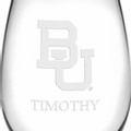 Baylor Stemless Wine Glasses Made in the USA - Set of 4 - Image 3