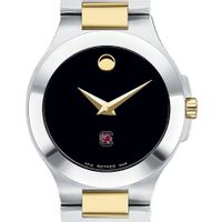 University of South Carolina Women's Movado Collection Two-Tone Watch with Black Dial