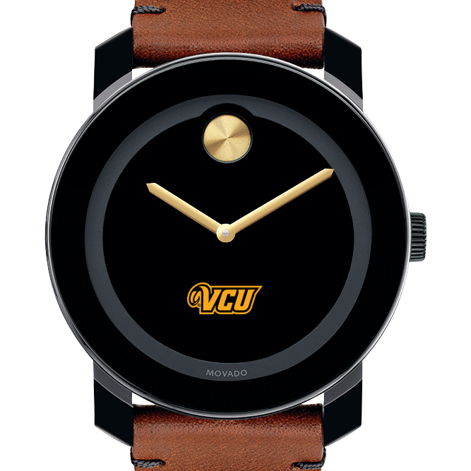 VCU Men's Movado BOLD with Brown Leather Strap