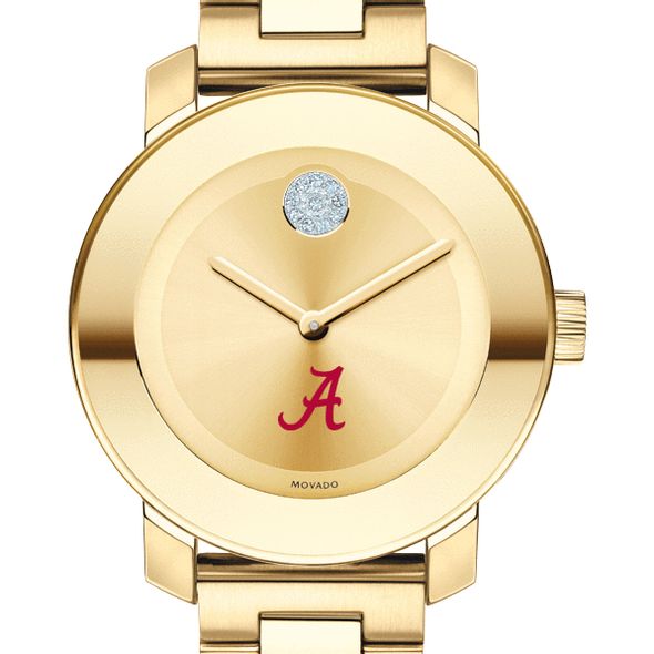 University of Alabama Women's Movado Gold Bold