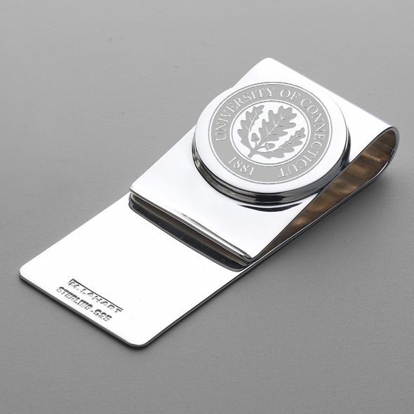UConn Sterling Silver Money Clip - Image 1