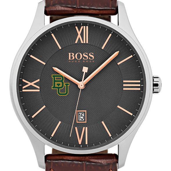 Baylor University Men's BOSS Classic with Leather Strap from M.LaHart