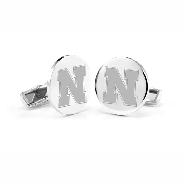 Nebraska Cufflinks in Sterling Silver - Image 1