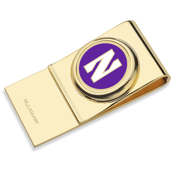 Northwestern University Enamel Money Clip