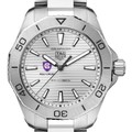 Holy Cross Men's TAG Heuer Steel Aquaracer with Silver Dial - Image 1
