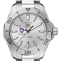Holy Cross Men's TAG Heuer Steel Aquaracer with Silver Dial