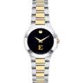 East Tennessee State Women's Movado Collection Two-Tone Watch with Black Dial - Image 2