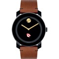 Wesleyan University Men's Movado BOLD with Brown Leather Strap - Image 2