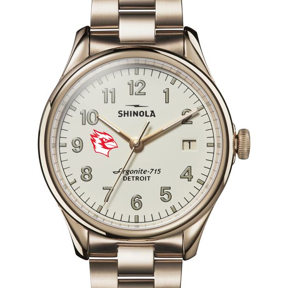Wesleyan Shinola Watch, The Vinton 38mm Ivory Dial - Image 1