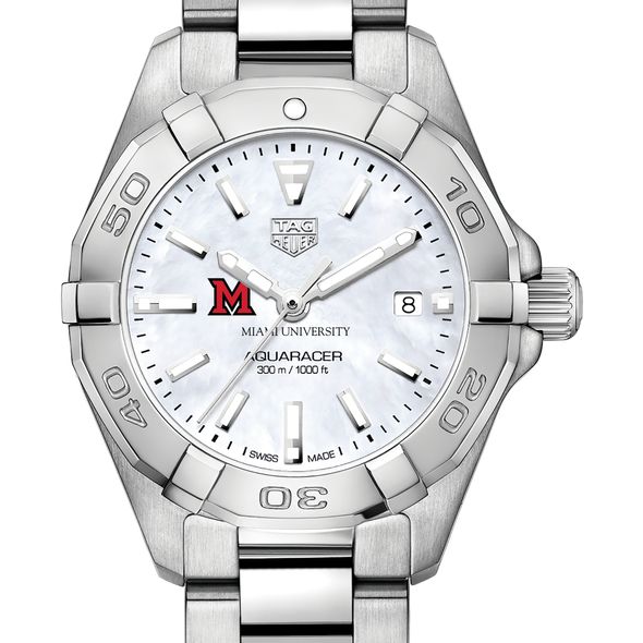 Miami University Women's TAG Heuer Steel Aquaracer w MOP Dial