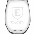 East Tennessee State Stemless Wine Glasses Made in the USA - Set of 4 - Image 2
