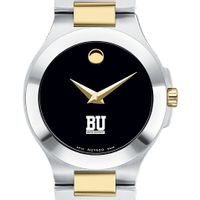 BU Women's Movado Collection Two-Tone Watch with Black Dial
