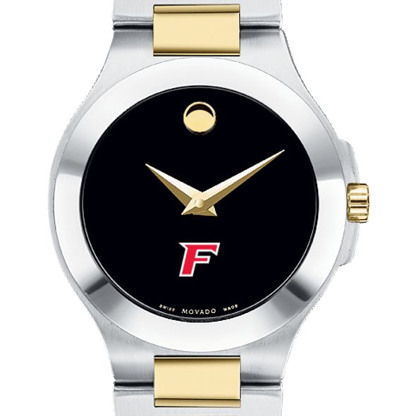 Fairfield Women's Movado Collection Two-Tone Watch with Black Dial - Image 1