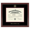 Boston University Diploma Frame, the Fidelitas - Image 1