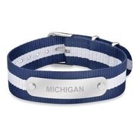 University of Michigan NATO ID Bracelet