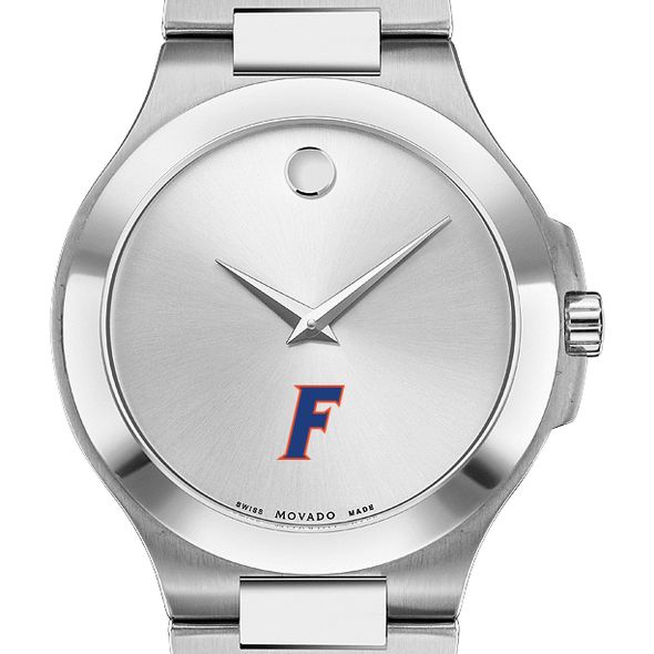 Florida Men's Movado Collection Stainless Steel Watch with Silver Dial - Image 1