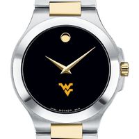 West Virginia Men's Movado Collection Two-Tone Watch with Black Dial