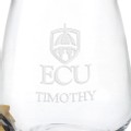 ECU Stemless Wine Glasses - Set of 2 - Image 3