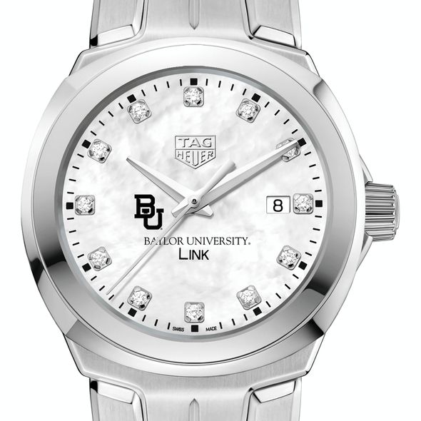 Baylor University TAG Heuer Diamond Dial LINK for Women - Image 1