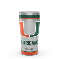 Miami Hurricanes 20 oz. Stainless Steel Tervis Tumblers with Hammer Lids - Set of 2