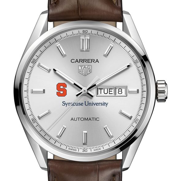 Syracuse Men's TAG Heuer Automatic Day/Date Carrera with Silver Dial - Image 1