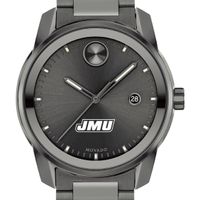 James Madison University Men's Movado BOLD Gunmetal Grey with Date Window