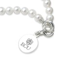 ECU Pearl Bracelet with Sterling Silver Charm - Image 2