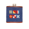 Nautical Flag Needlepoint Flask - Image 2