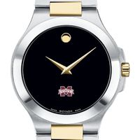 MS State Men's Movado Collection Two-Tone Watch with Black Dial