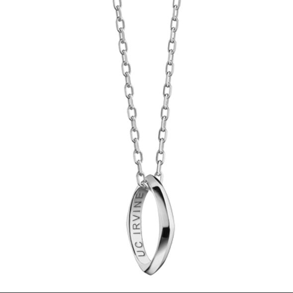 UC Irvine Monica Rich Kosann Poesy Ring Necklace in Silver - Image 1
