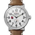click to view Ball State Shinola Watch, The Runwell 41mm White Dial - Image 1