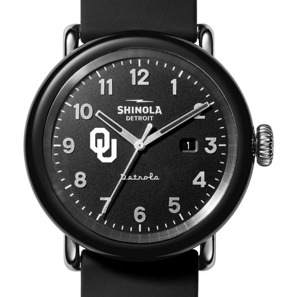 Oklahoma Shinola Watch, The Detrola 43mm Black Dial at M.LaHart & Co. - Image 1