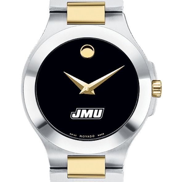 James Madison Women's Movado Collection Two-Tone Watch with Black Dial - Image 1